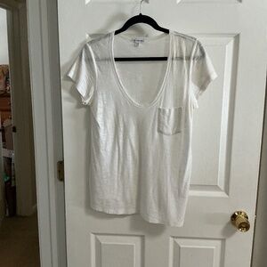 James Perse T Shirt size 2 White